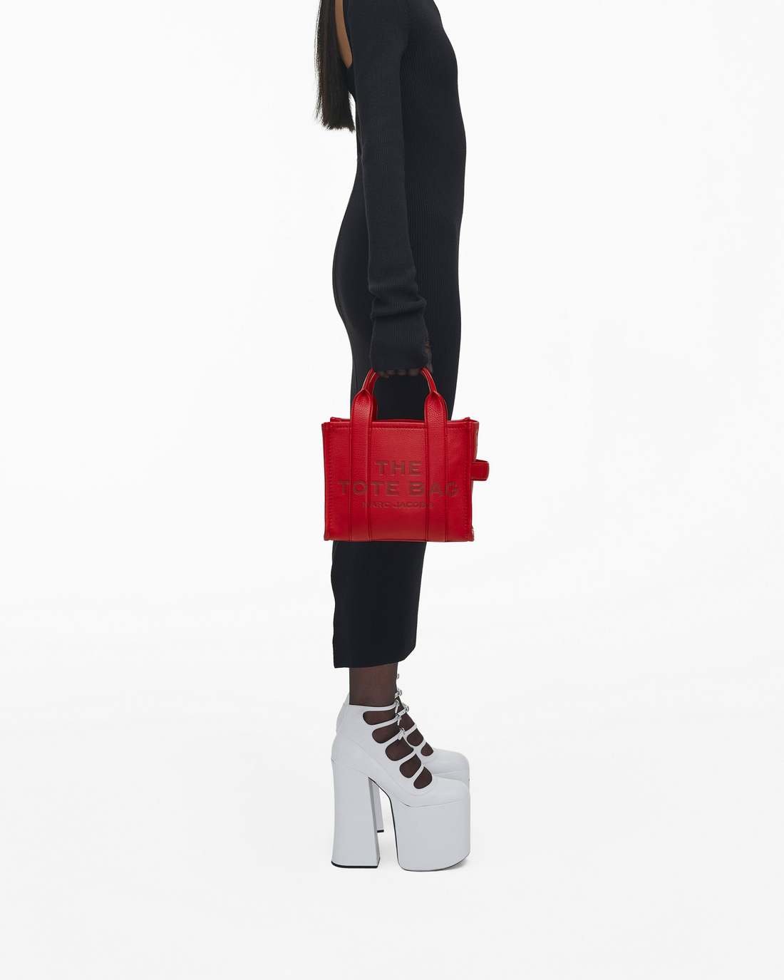 Marc Jacobs The Leather Small Tote Bag True Red