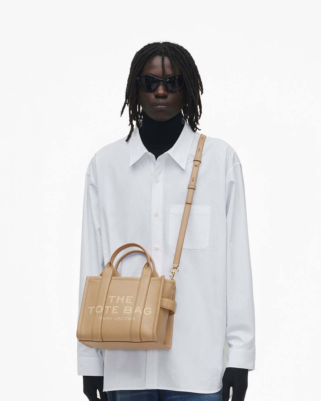 Marc Jacobs The Leather Small Tote Bag Camel