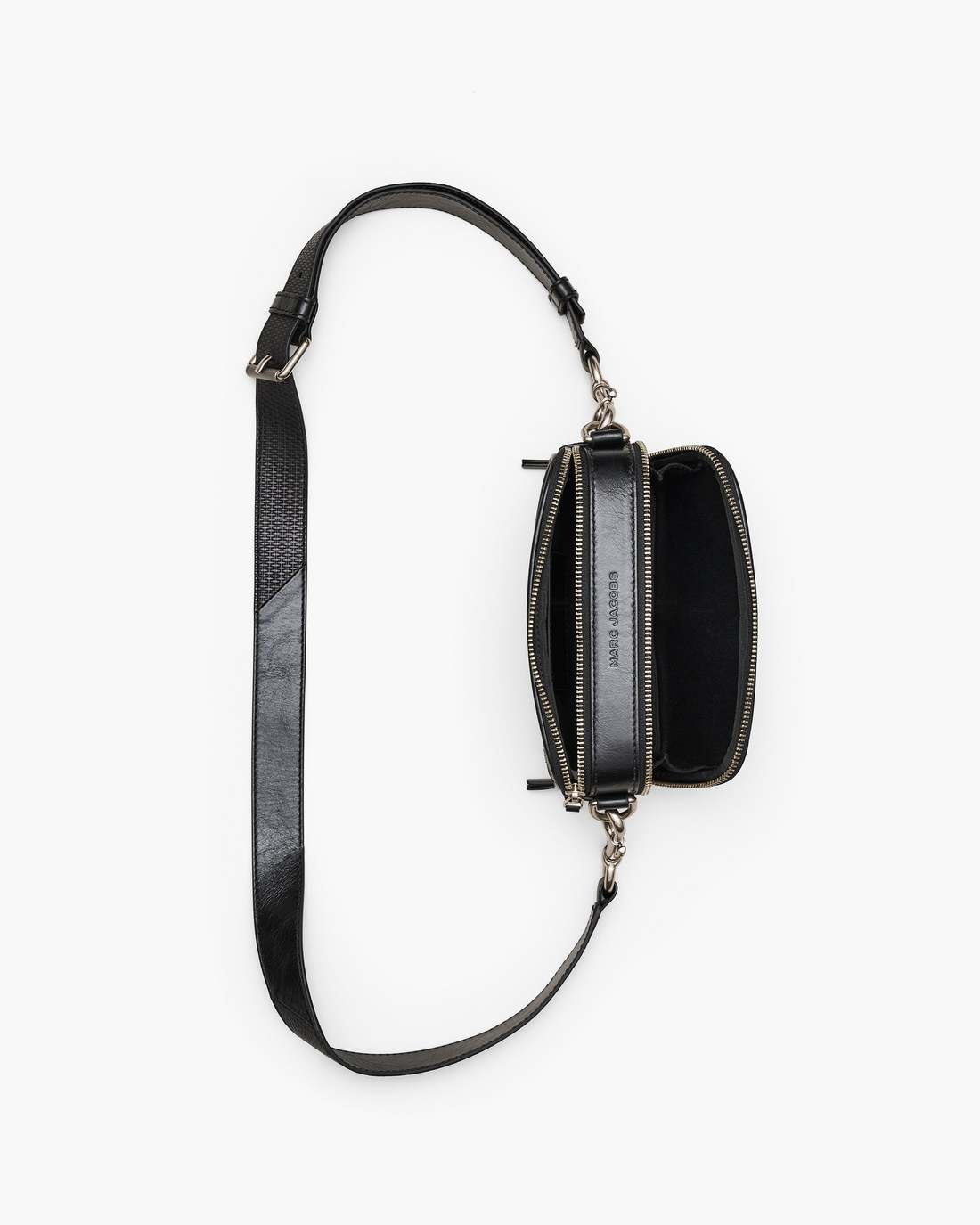 Marc Jacobs The Suede Patchwork Snapshot Black Multi