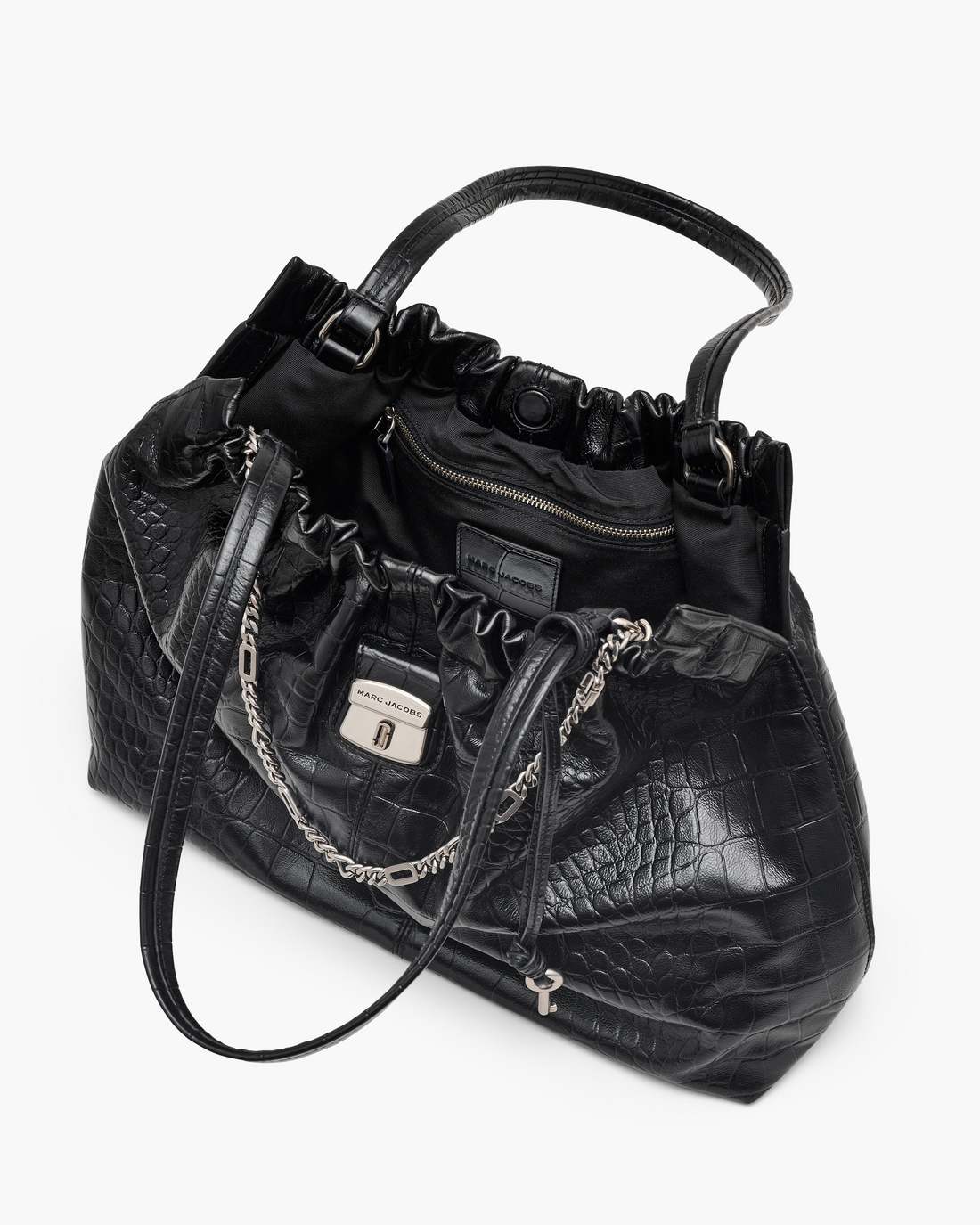 Marc Jacobs The Croc Cristina Tote Black