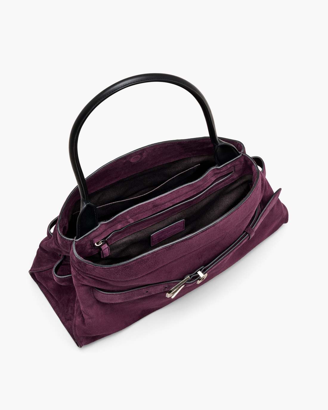 Marc Jacobs The Suede Dakota Satchel Dark Plum