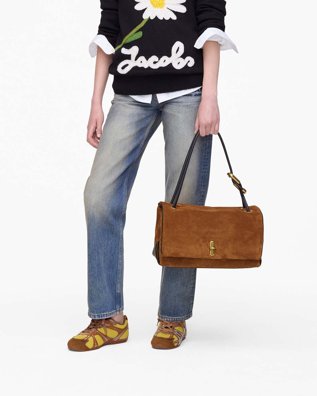 Marc Jacobs The Suede Large Dual Copper