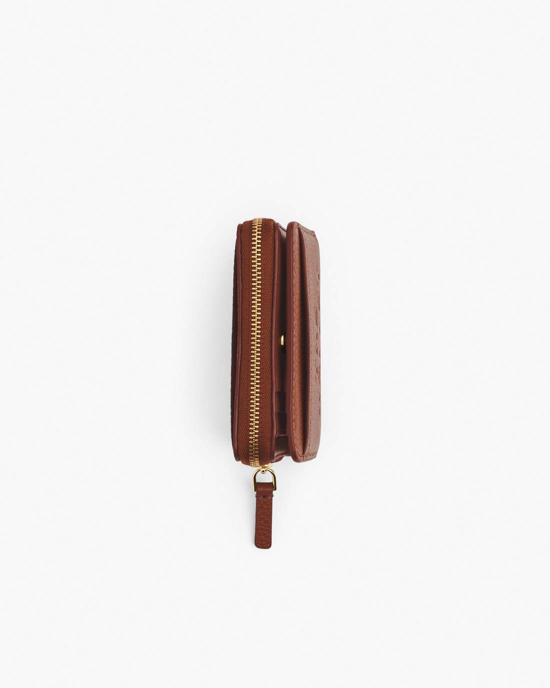 Marc Jacobs The Leather Mini Compact Wallet Argan Oil