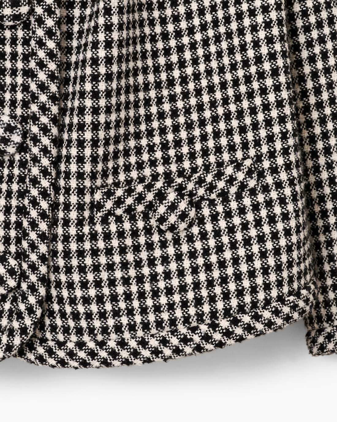 Marc Jacobs Gingham Tweed Jacket Black Multi