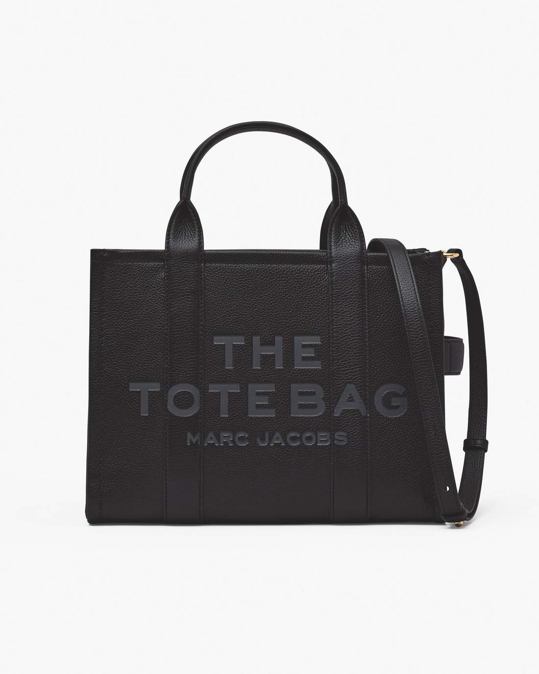Marc Jacobs The Leather Medium Tote Bag Black