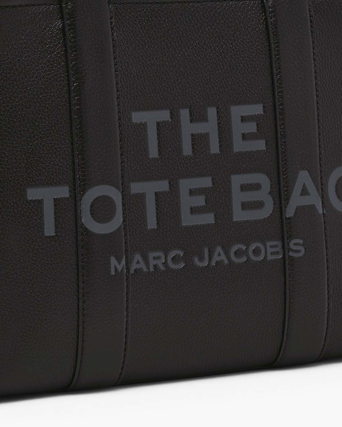 Marc Jacobs The Leather Medium Tote Bag Black