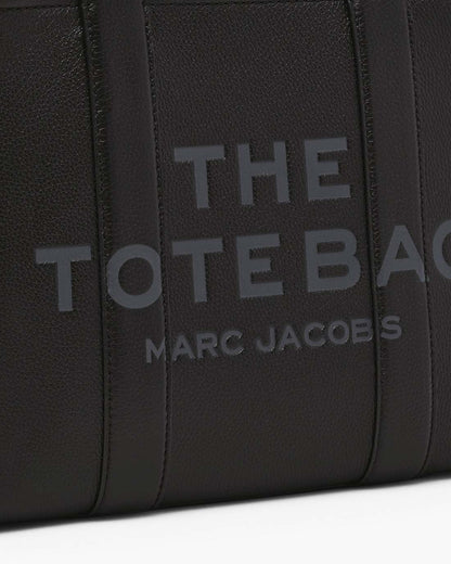 Marc Jacobs The Leather Medium Tote Bag Black