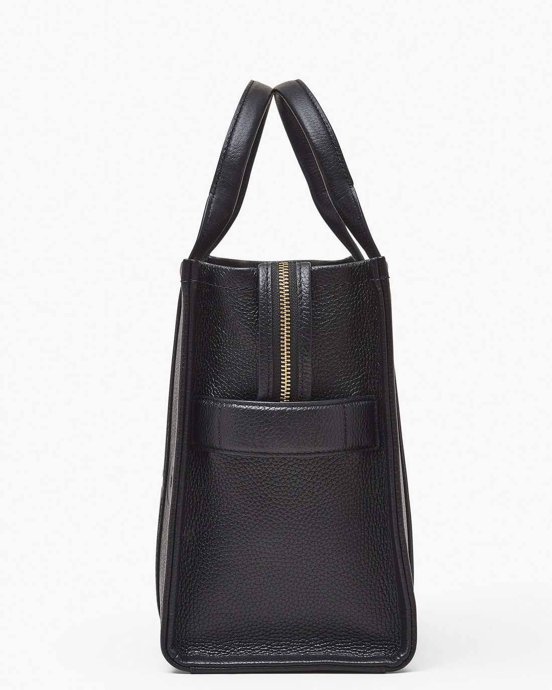 Marc Jacobs The Leather Medium Tote Bag Black
