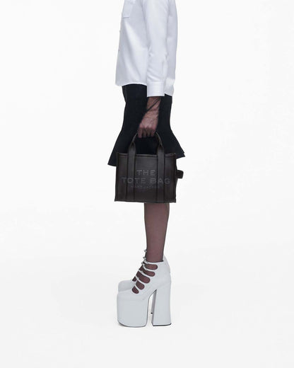 Marc Jacobs The Leather Small Tote Bag Black