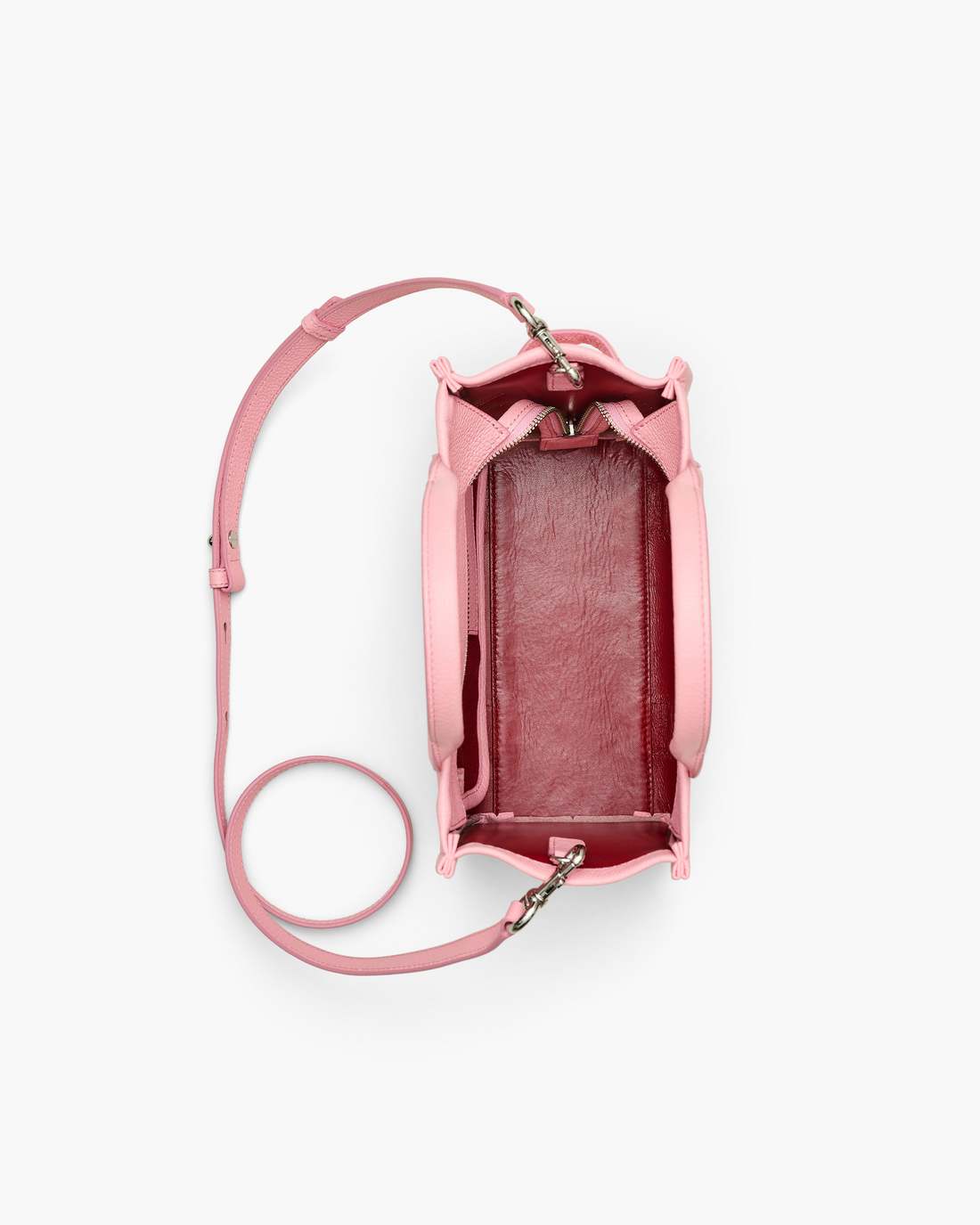 Marc Jacobs The Leather Small Tote Bag Ribbon Pink