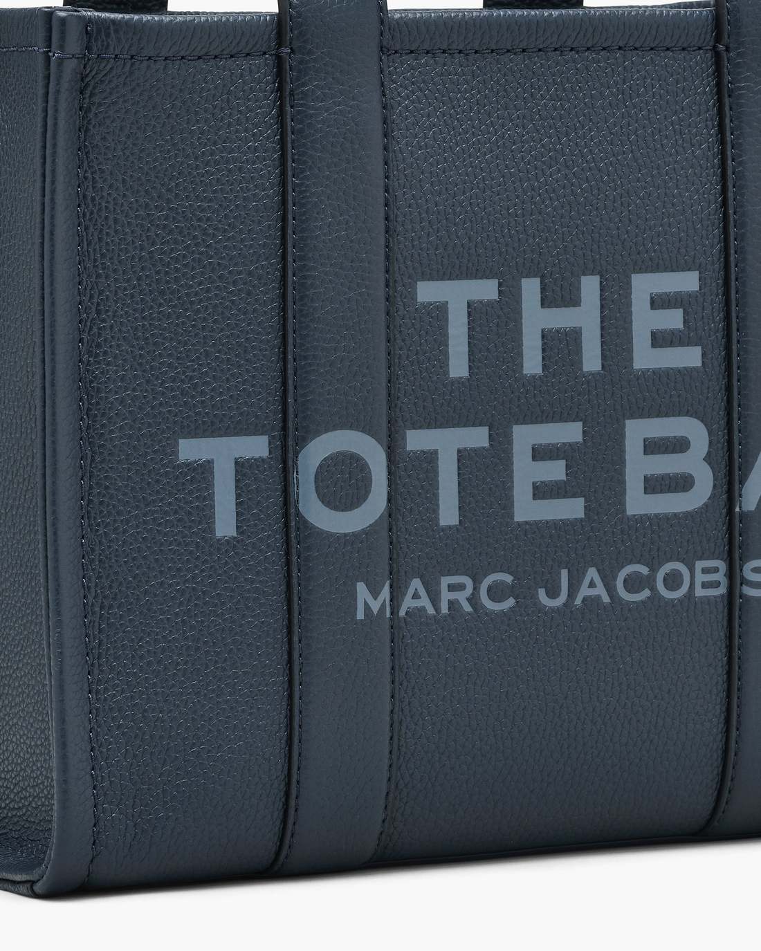 Marc Jacobs The Leather Medium Tote Bag Blue Sea