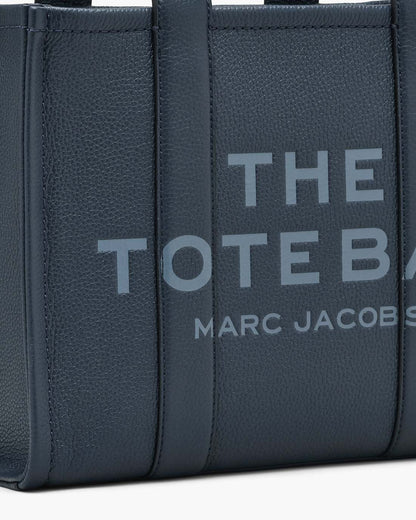 Marc Jacobs The Leather Medium Tote Bag Blue Sea