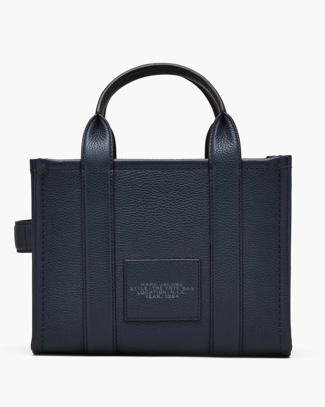 Marc Jacobs The Leather Small Tote Bag Blue Sea