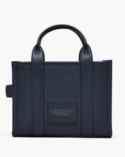 Marc Jacobs The Leather Small Tote Bag Blue Sea