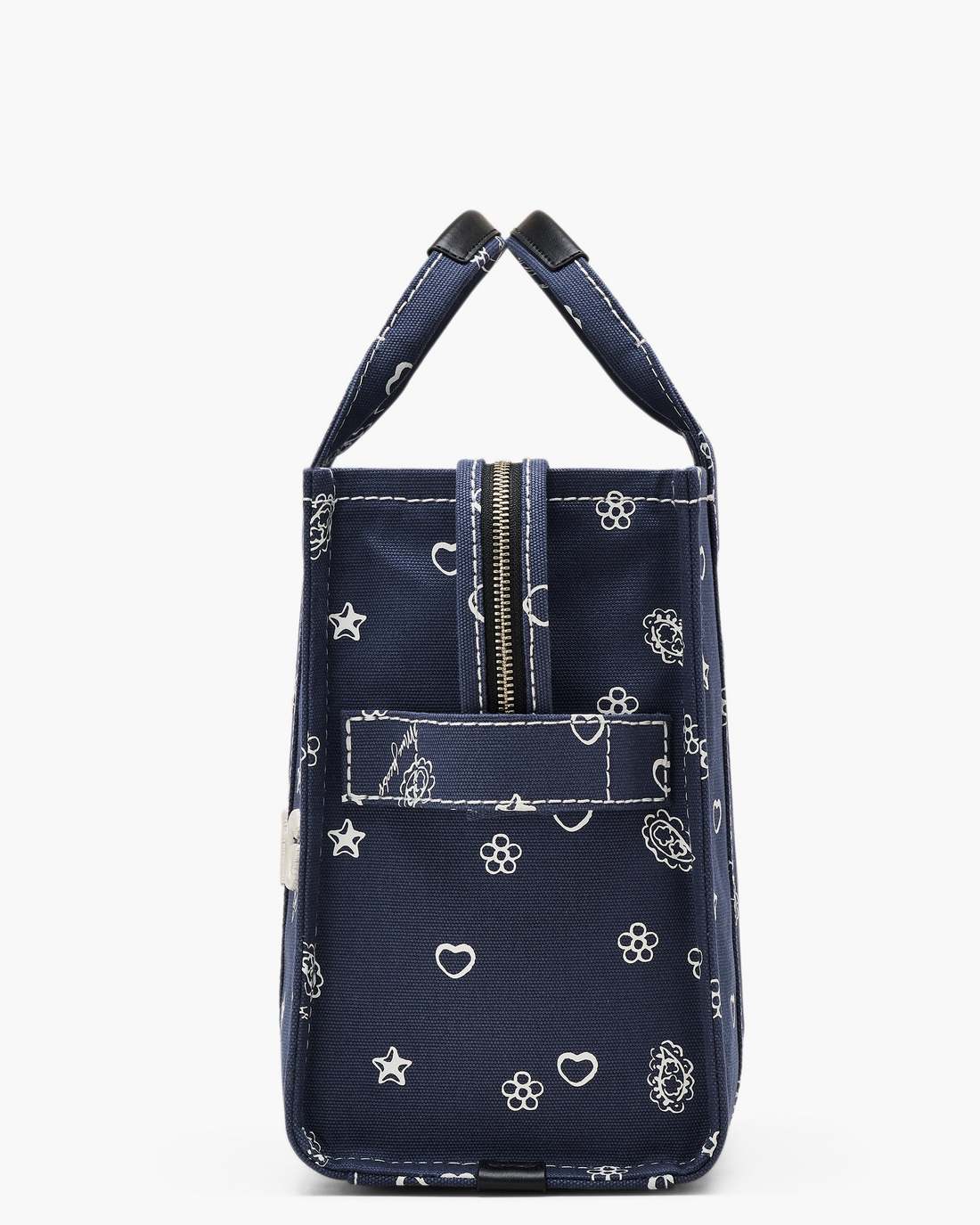 Marc Jacobs The Bandana Canvas Medium Tote Bag Navy Multi