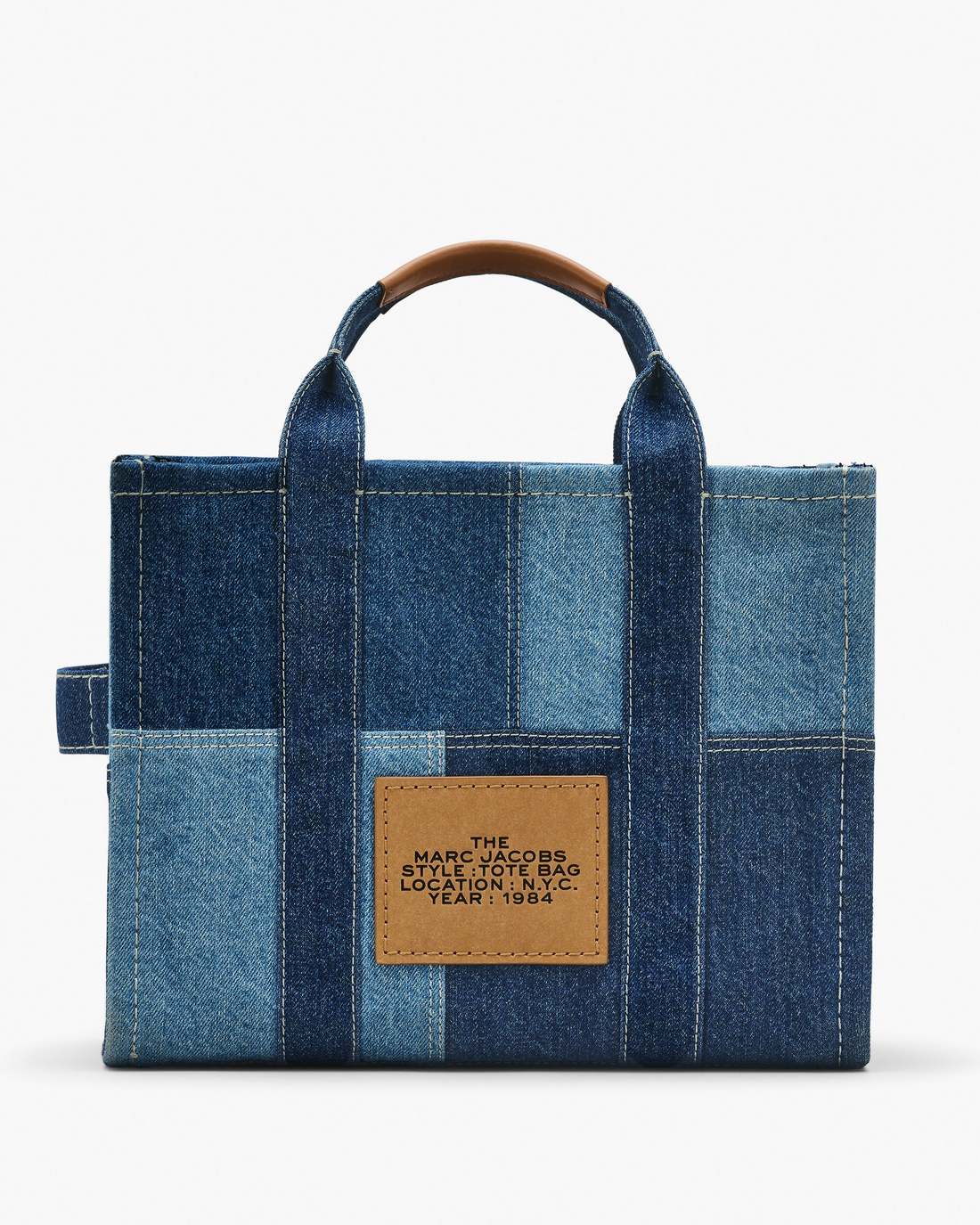 Marc Jacobs The Denim Medium Tote Bag Blue Denim