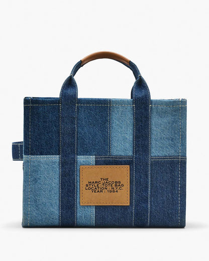 Marc Jacobs The Denim Medium Tote Bag Blue Denim