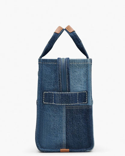Marc Jacobs The Denim Medium Tote Bag Blue Denim