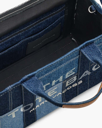 Marc Jacobs The Denim Medium Tote Bag Blue Denim