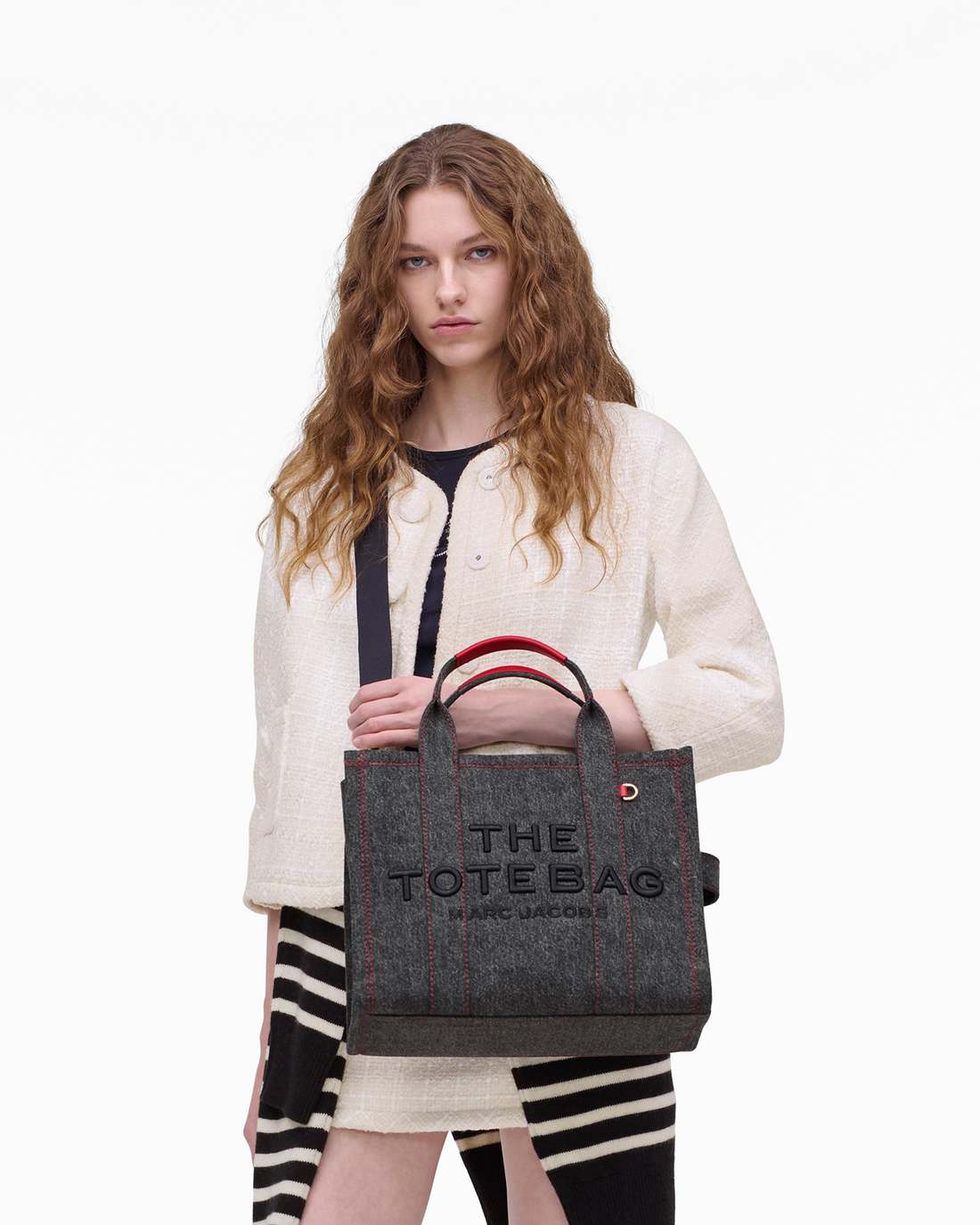 Marc Jacobs The Year Of The Horse Canvas Medium Tote Bag Black Multi