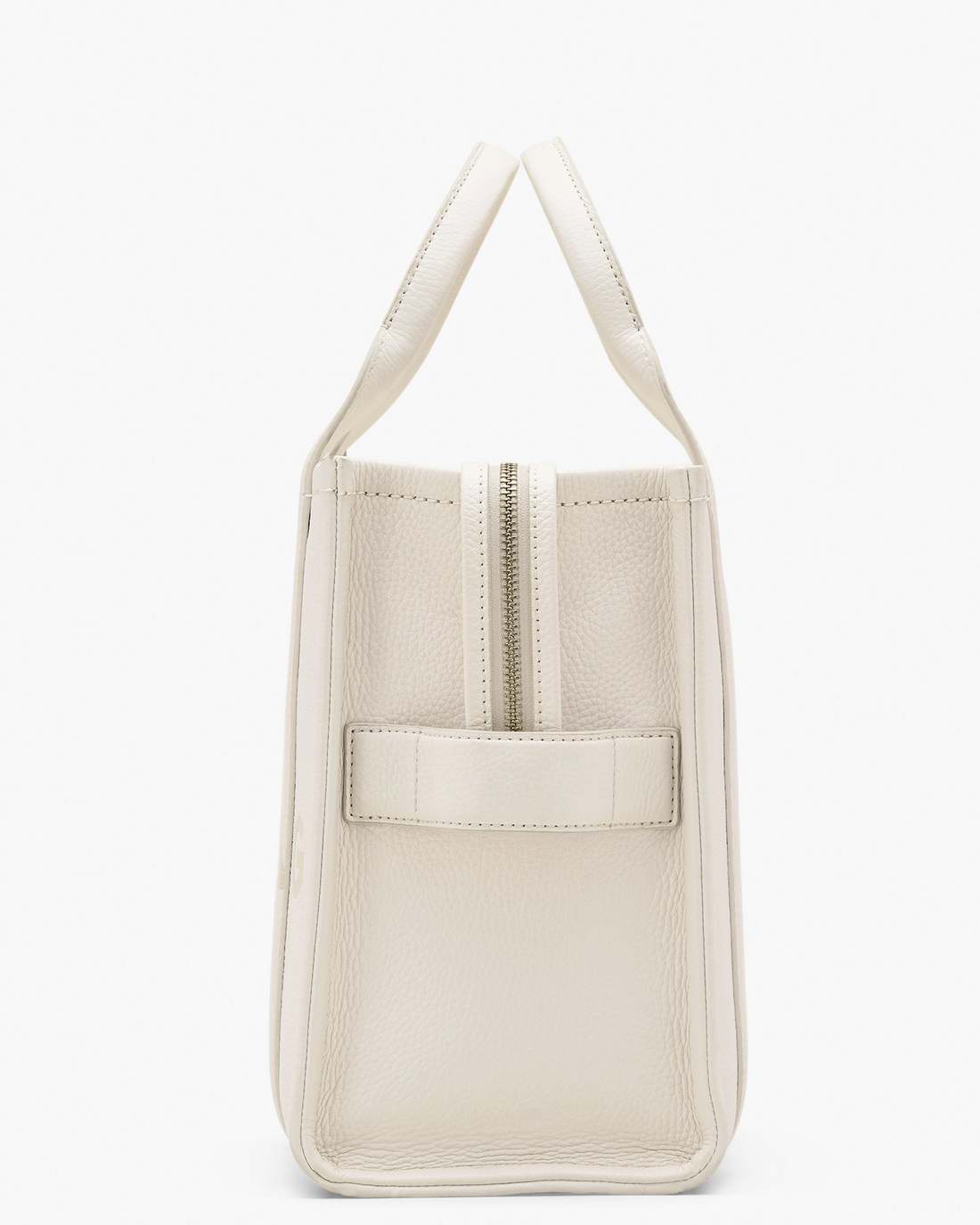 Marc Jacobs The Leather Medium Tote Bag Cotton/Silver