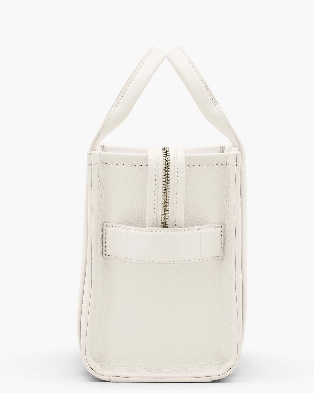 Marc Jacobs The Leather Small Tote Bag Cotton/Silver