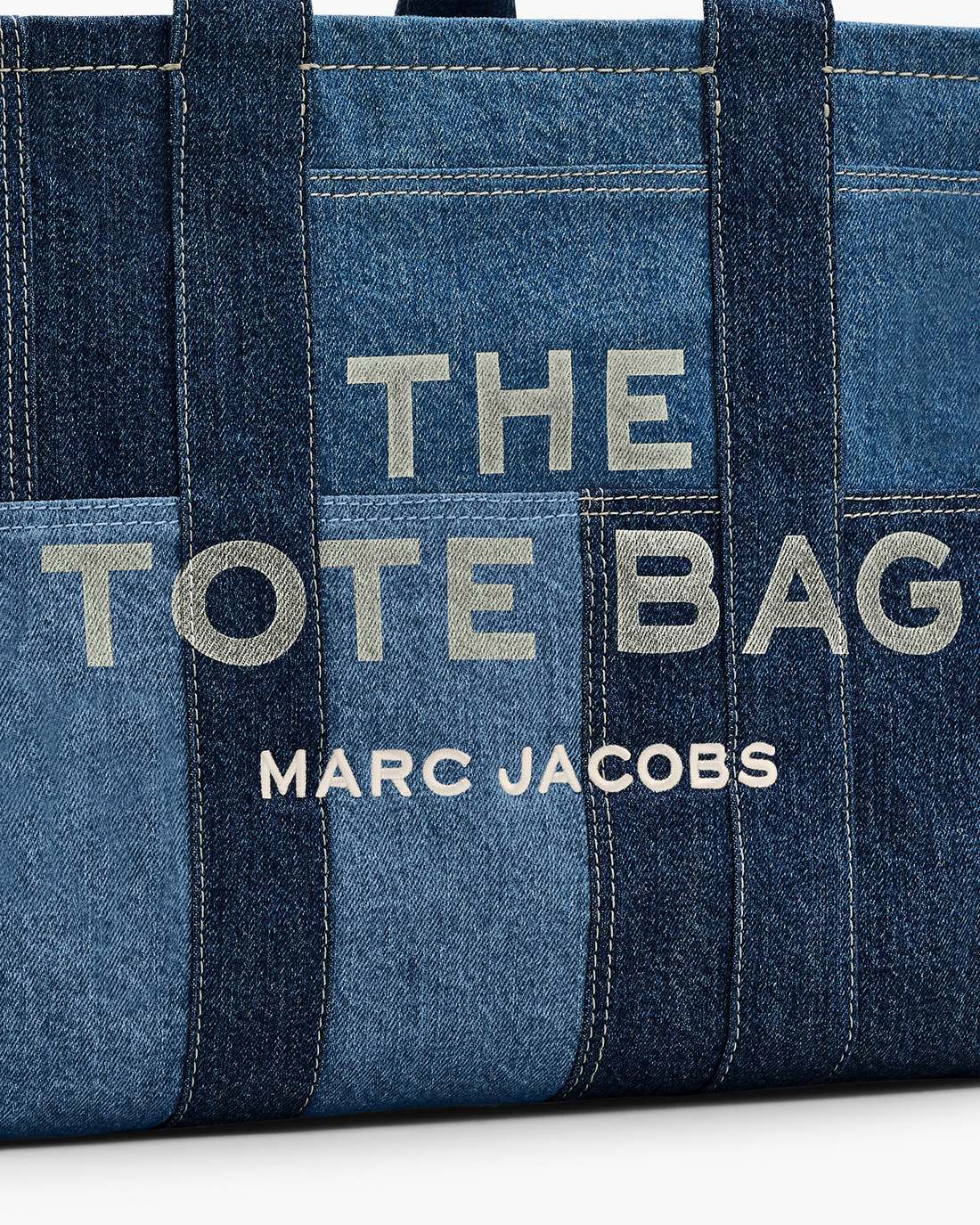 Marc Jacobs The Denim Large Tote Bag Blue Denim