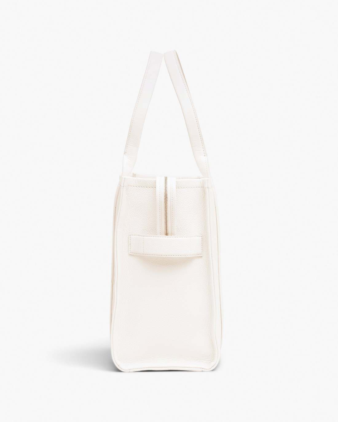 Marc Jacobs The Leather Large Tote Bag Cotton/Silver