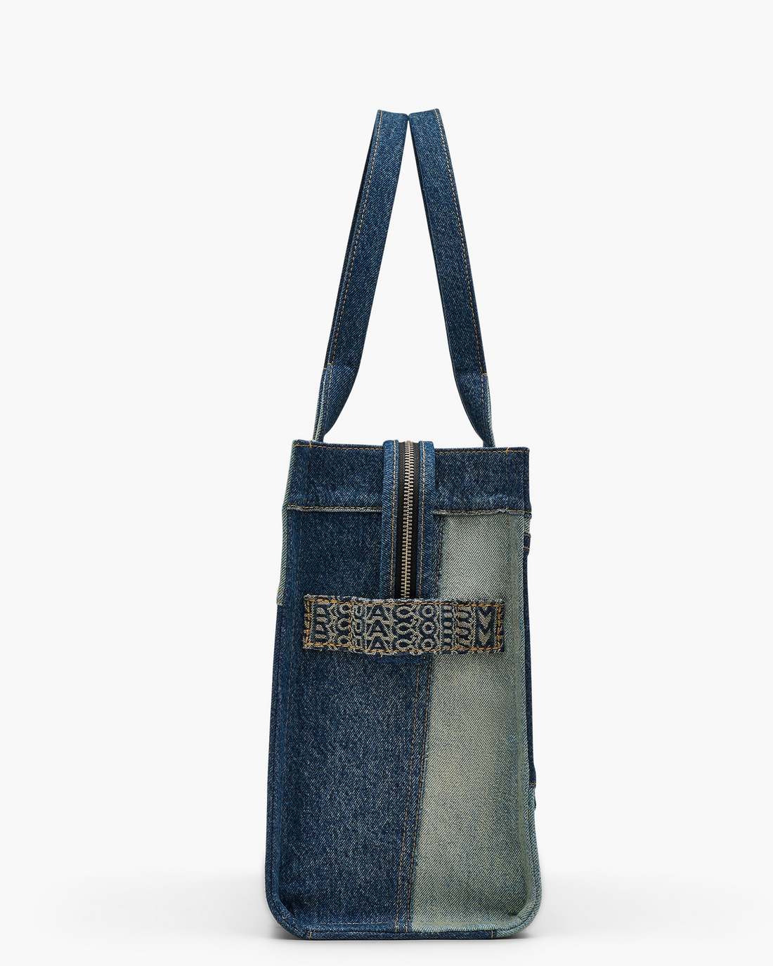 Marc Jacobs The Deconstructed Denim Large Tote Bag Indigo Multi
