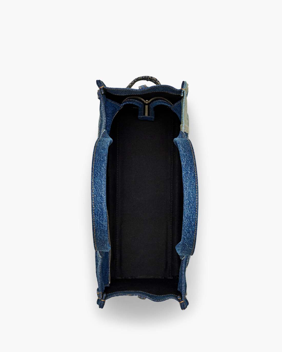 Marc Jacobs The Deconstructed Denim Large Tote Bag Indigo Multi