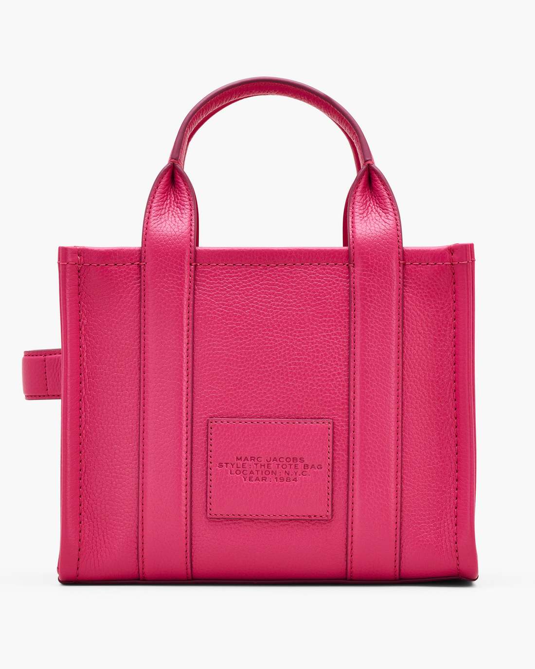 Marc Jacobs The Leather Small Tote Bag Raspberry Pink