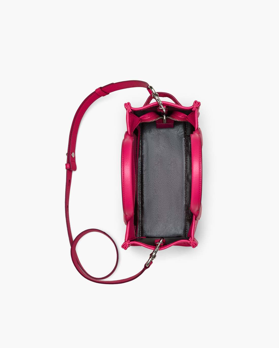 Marc Jacobs The Leather Small Tote Bag Raspberry Pink