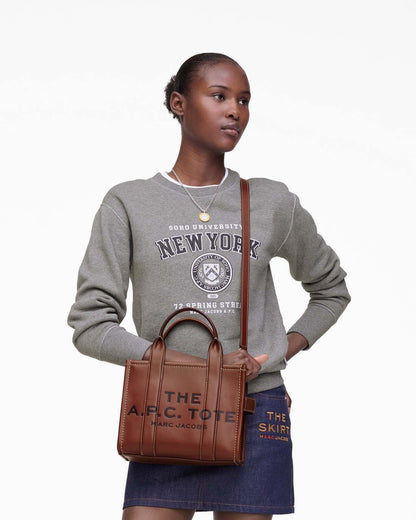 Marc Jacobs The A.P.C. X Marc Jacobs Leather Small Tote Bag Hazelnut