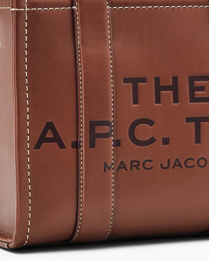 Marc Jacobs The A.P.C. X Marc Jacobs Leather Small Tote Bag Hazelnut