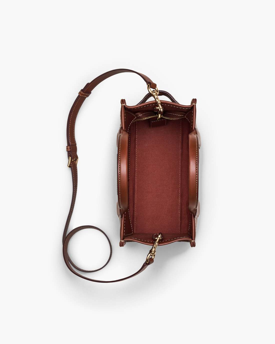 Marc Jacobs The A.P.C. X Marc Jacobs Leather Small Tote Bag Hazelnut