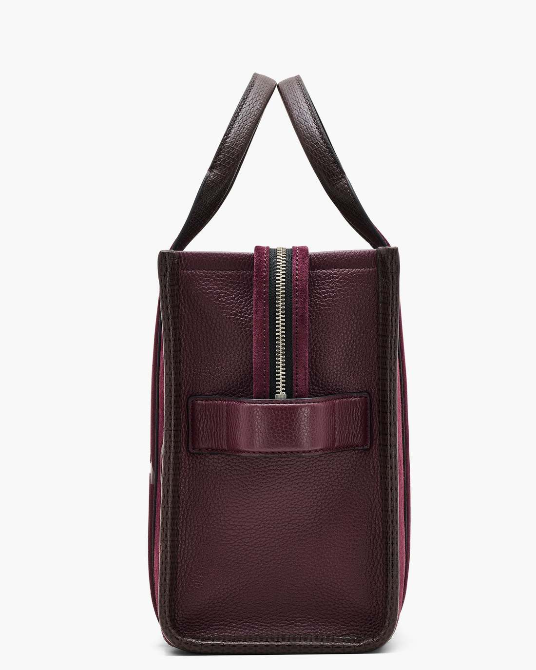 Marc Jacobs The Suede Medium Tote Bag Dark Plum