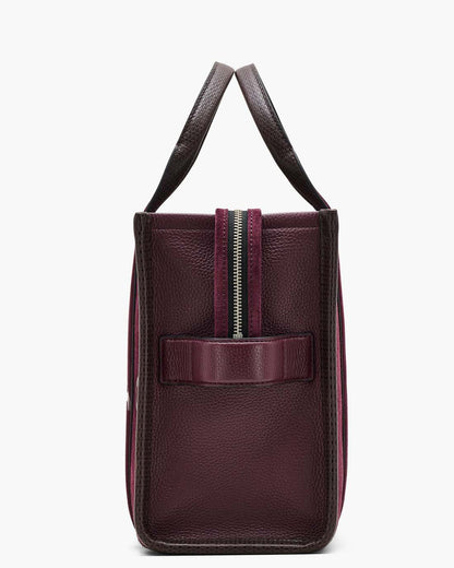 Marc Jacobs The Suede Medium Tote Bag Dark Plum