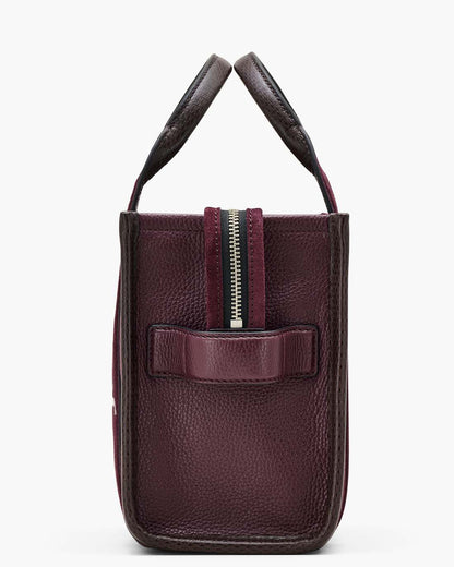 Marc Jacobs The Suede Small Tote Bag Dark Plum