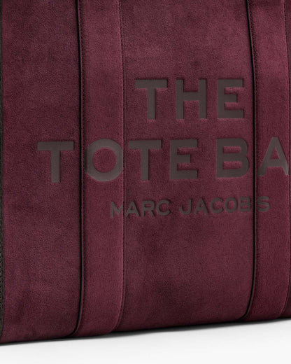 Marc Jacobs The Suede Large Tote Bag Dark Plum