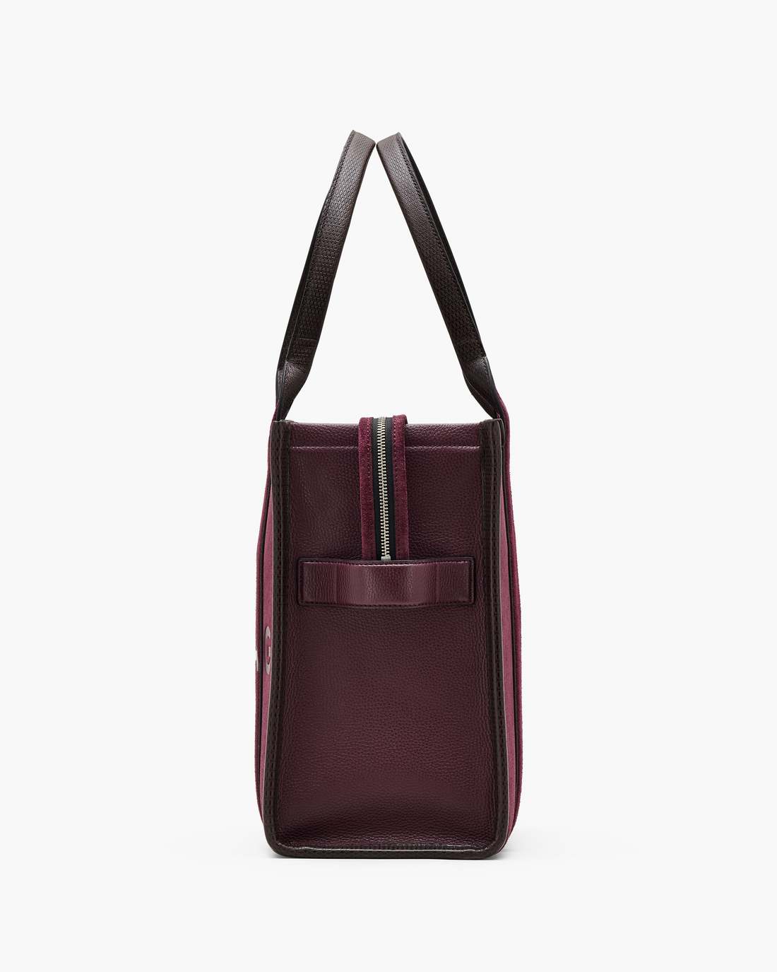 Marc Jacobs The Suede Large Tote Bag Dark Plum