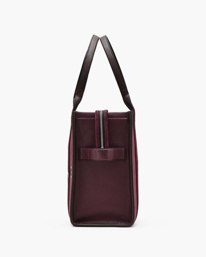 Marc Jacobs The Suede Large Tote Bag Dark Plum