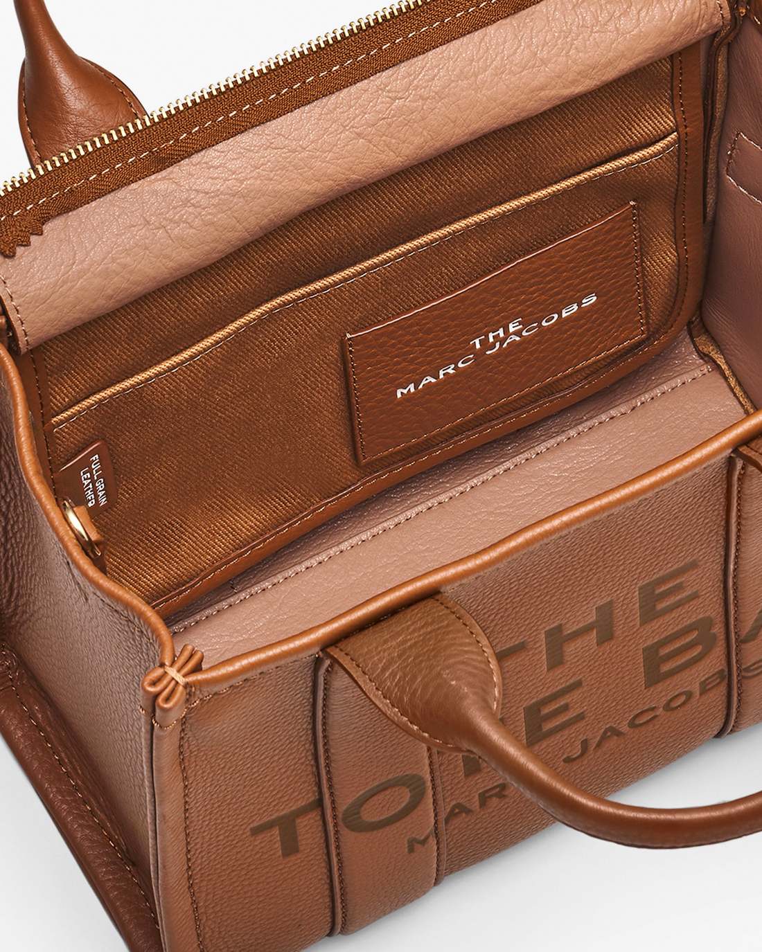 Marc Jacobs The Leather Small Tote Bag Argan Oil