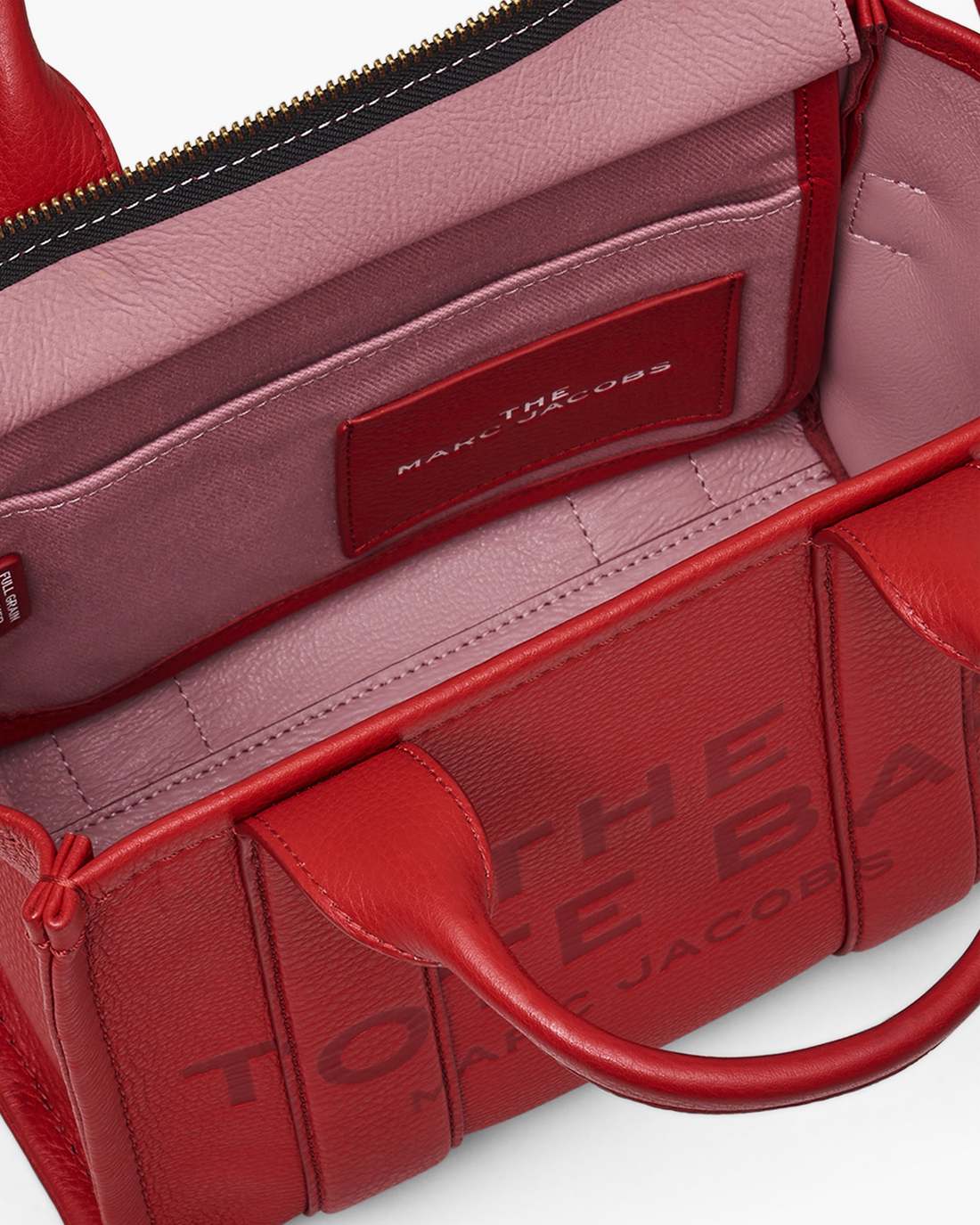 Marc Jacobs The Leather Small Tote Bag True Red