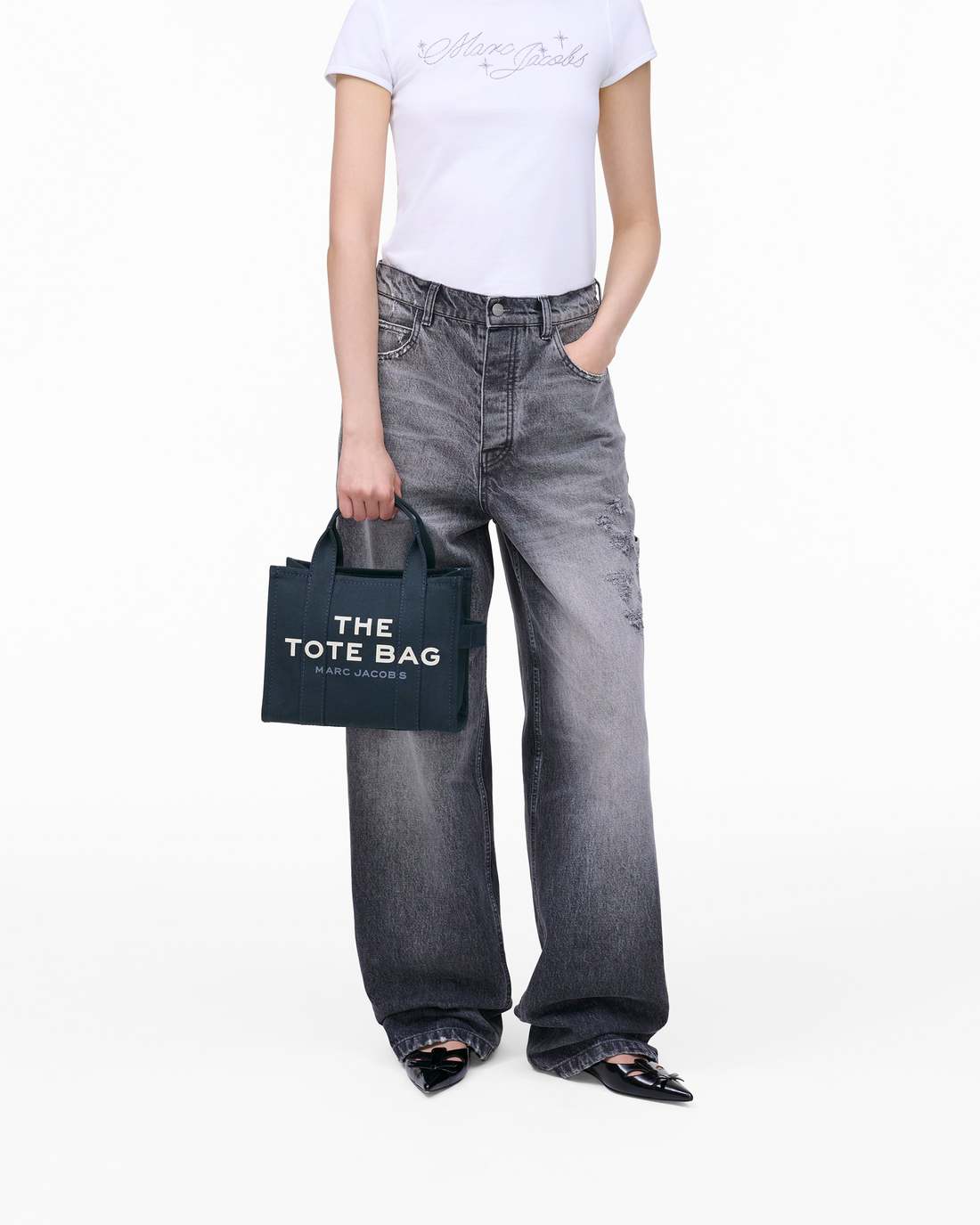 Marc Jacobs The Canvas Small Tote Bag Blue Sea