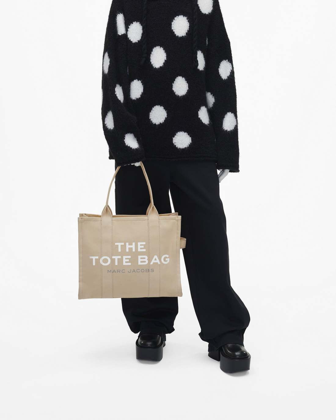 Marc Jacobs The Canvas Large Tote Bag Beige