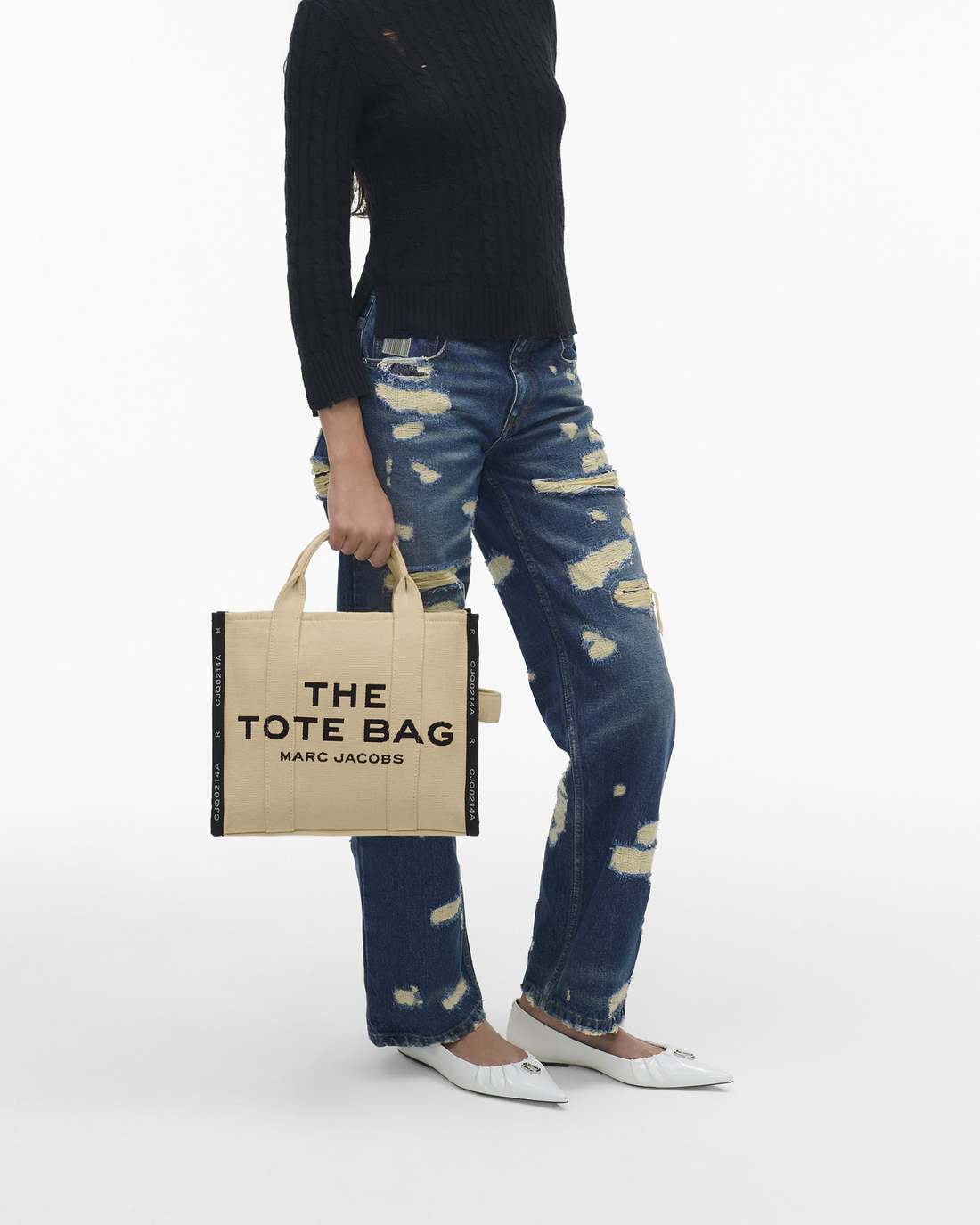 Marc Jacobs The Jacquard Medium Tote Bag Warm Sand