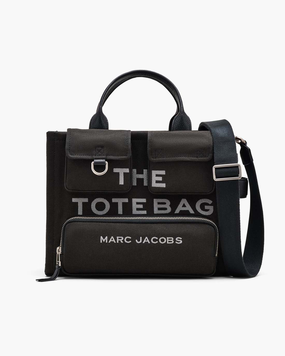 Marc Jacobs The Cargo Canvas Medium Tote Bag Black