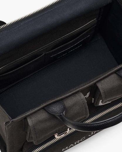 Marc Jacobs The Cargo Canvas Medium Tote Bag Black
