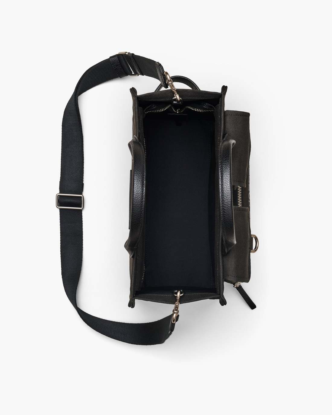 Marc Jacobs The Cargo Canvas Medium Tote Bag Black