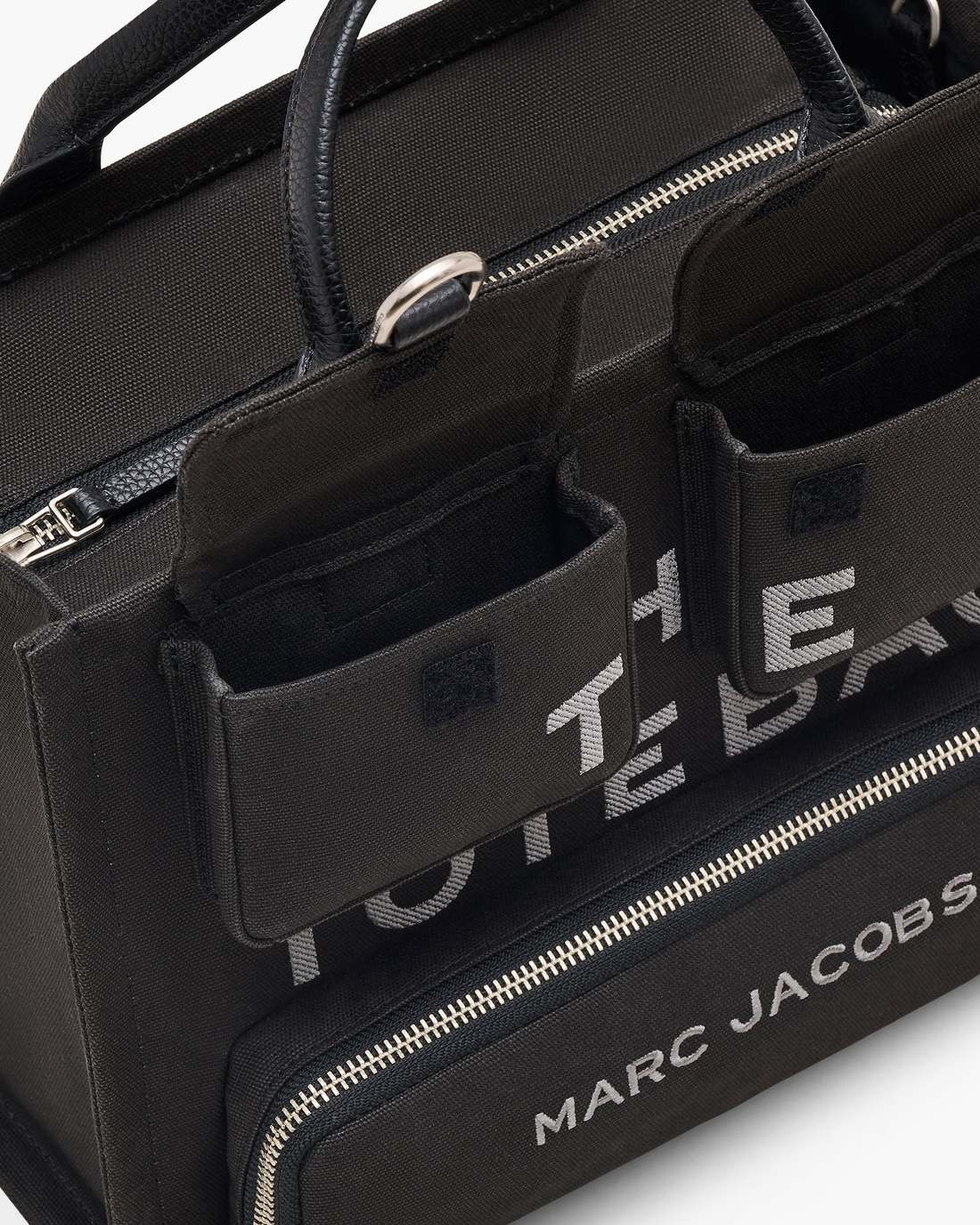 Marc Jacobs The Cargo Canvas Medium Tote Bag Black